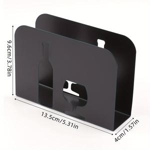 TEMU 1개 우아한 주철 냅킨 거치대 - 수직형, 집과 레스토랑 및 카페를 위한 창의적인 테이블 장식 - 포크 & 스푼 디자인