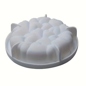 TEMU 싱글 라지 러브 하트 베이킹 팬 핸드메이드 로맨틱 하트 케이크 몰드 DIY 베이킹 실리콘 빵 몰드