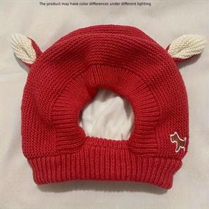 TEMU 소음 감소 기능이 있는 포근한 강아지 귀 모자 - 중형 및 대형견을 위한 사계절용 따뜻한 애완동물 머리 장식, 야외 산책, 추운 날씨 및 연중 사용에 적합한 편안한 귀 디자인, 견종 중립 디자인