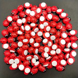 TEMU 300pcs 레드 우드 레이디 버그 자체 접착 장식 스크랩북, 공예 및 DIY 장식 - 창의적인 프로젝트, 공예 용품| 재미있는 디자인| 접착 장식, 스크랩북 액세서리