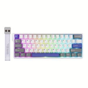 TEMU 아울라 WIN60 HE MAX 60% HE MAX 버전 윙춘 자석축 유선 키보드, 조절 가능한 , 8000Hz 폴링 속도, 로비 효과 스위치, RGB 백라이트, 핫스왜이블 가능, 최대 0.02밀리미터 누름 정확도, FPS 게임용, 게이머 및 비즈니스 직원에게 적합, 휴대용 게임/사무용 키보드, 개인 컴퓨터 및 게임 콘솔 호환|독거미키보드|키캡|키캡