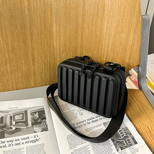 TEMU 봄 & 여름 새로운 패션 박스 가방, 미니 숄더 크로스바디 가방, 조절 가능한 스트랩이 있는 우아한 스퀘어 숄더 가방, 휴대폰, 파워 뱅크 및 일상 필수품에 적합, 일상 가방 | 스타일리시 액세서리 | 조절 가능한 스트랩 가방