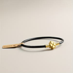 TEMU BLKSMTH 행운의 알파파 여성 팔찌 - 우아한 스타일, 천연 가죽, 18K 금도금, 또는 선물용으로 완벽, 성 패트릭 데이