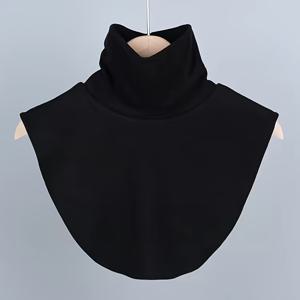 TEMU 여성용 탈착식 하이 칼라 - 따뜻하고 편안한 칼라 셔츠, 다양한 색상의 우아한 하이넥 디자인 - 겨울용 패션 베이스 레이어, 세탁 쉬움, 드레스, 정장 등에 적합 - 일상 및 공식 행사용 목걸이 액세서리, 의류 액세서리, 칼라 삽입, 오피스웨어