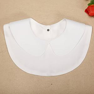 TEMU 1개 여성용 탈착식 조절 가능한 칼라 - 소프트 패브릭 화이트 대비 칼라, 드레스 및 블라우스에 적합한 캐주얼 컴포트, 세탁기 사용 가능 패션 액세서리, 클래식 칼라 디자인