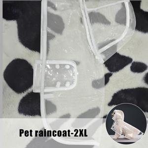TEMU 1pc 투명 개 비누 비누 - 높은 투명성 PVC, 조절 가능한 버튼 클로저, 소형, 중형 및 대형 품종, 특히 시바 인우, 코르기, 비치 프라이즈 및 더 많은 경우에 이상적, 비오는 날 산책용 장비 | 비오는 날을 위한 내구성 있는 패션 필수품, 애완동물 비누, 투명도 향상, 세련된 애완동물 의류, 유연한 애완동물 의류
