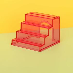 TEMU 1개 햄스터 둥지 아크릴 미끄럼 방지 사다리 은신처 투인원 골든 베어 클라이밍 타워 구름 사다리 풍경 장식 소형 애완동물 계단 터널