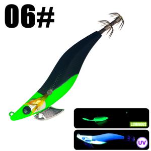 TEMU 그린스파이더 루미너스 오징어 미끼 - 90mm/13.5g EGI 야광 인공 바다 낚시 루어, 3중 트레블 훅 포함, 리얼리스틱 눈 & 꼬리, 문어·오징어용, 멀티컬러 (핑크, 그린, 블루, 퍼플) 해수낚시 루어, 디테일 패턴, 고품질 훅, 전문 어부용