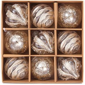 TEMU 9pcs 8cm 절묘한 크리스마스 공 1 상자 도매 크리스마스 장식 장소 레이아웃 장식 공 휴일 선물 공, 데이, 크리스마스 용품, 휴일 파티 용품.