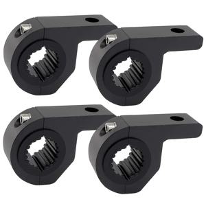 TEMU 자동차 작업등 브래킷 라이트 바 마운팅 브래킷 LED 라이트 수평 막대 튜브 클램프, 1