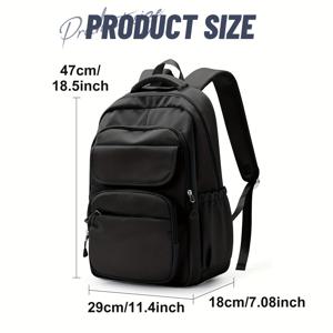 TEMU 중학교용 가벼운 여행 백팩, 대학 노트북 가방, 직장 일상 배낭