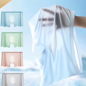TEMU 남성용 속옷 4팩, 편안한 느낌, 초박형 통기성 박서, 여름용, 모델 G2246.|여름잠옷