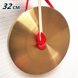TEMU 32cm / 12.59인치 설날 민속 타악기 구리 홍수 경고 개막