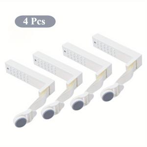 TEMU 4개/1개 조절 가능한 시트 클립 - 미끄럼 방지, 두꺼운 얇은 매트리스에 적합, 미끄러짐과 손상 방지, 접이식 시트 리테이너, 가정용 스냅 베드스프레드 클립, 보이지 않는 클래프, 미끄럼 방지 커모포 클립