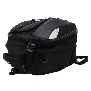 TEMU 22-38L 이중 사용 모터사이클 테일 백, 가죽 후방 좌석 헬멧 배낭, 보관 포켓 및 반사 스트랩이 있는 더티 피트 바이크, 스트리트 바이크 및 모터사이클용