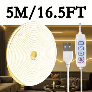 TEMU 오라혼 스마트 RGB 라이크 화이트 LED 스트립 조명 - 디머 및 색온도 조절 (3000K-6000K) - 고품질, 커팅 가능, 실내/실외용 크리스마스, 파티, RGB-CCT 스마트 (10ft/16.5ft) - 쉬운 DIY, 크리스마스 장식