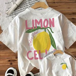 TEMU 여성용 블랙 반팔 크루 넥 티셔츠, 생생한 