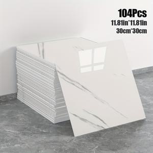TEMU 52/104pcs 고급 레트로 대리석 텍스처 자체 접착 벽지, 비닐 벽 스티커, 껍질과 붙이기, 절단 가능하고 방수 벽 패널, 방수 및 오일 스플래시, 간편한 관리, 간편한 유지 보수, 홈 장식 벽 패널, 11.81in*11.81in, 적합한 장소: 홈 거실, 침실, 방, 주방, 욕실, 욕실 장식 스티커, DIY 디자인 간단한 작업 편리