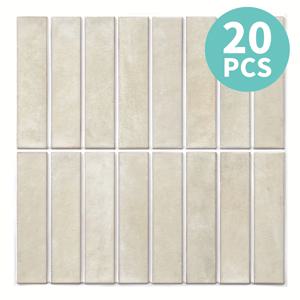 TEMU 10/20개 매트 벗겨내고 붙이는 벽판, 3D PVC 벽판, 방수, 주방, 욕실 방수 타일 배퍼, 현대 스타일 장식, 가정 벽 장식, 거실, 침실, 집 벽, 실내 벽 등에 사용할 수 있습니다.