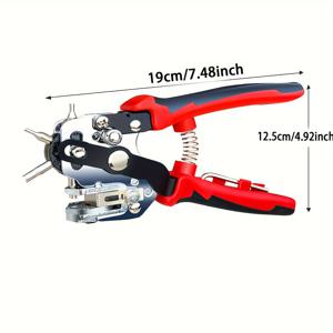 TEMU 1개 DIY 워치 스트랩 가죽 벨트 구멍 뚫기 공구 가정용 손쉬운 펀처 플라이어