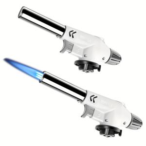 TEMU 주방 토치 라이터, 방풍 불꽃 조절 가능한 미니 토치 라이터, 전문가용 요리 토치 라이터, 가정 및 야외 가스 자동 점화, 바비큐, 베이킹, DIY 공예에 적합