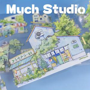 TEMU 매력적인 도시 거리 장면 - 일본어 텍스트가 있는 생동감 넘치는 만화 스타일 스티커, 저널, 노트북, 휴대폰 케이스, DIY 카드, 프레임 장식에 완벽, 자체 접착, 매끄러운 표면에 이상적, DIY 장식|만화 거리 장면|자체 접착 스티커|카드스티커