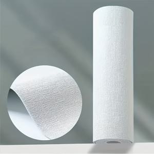 TEMU 1롤 20m 화이트 XPE 벽지 (두께 1.5mm) - 자체 접착 3D 입체 리모델링 벽 스티커, 거실, 침실, 복도 배경 벽용|스티커