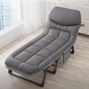 TEMU 무설치 낮잠 접이식침대 6단계 조정 대형 휴대용 야전침대 소음 없고 접이식 싱글침대