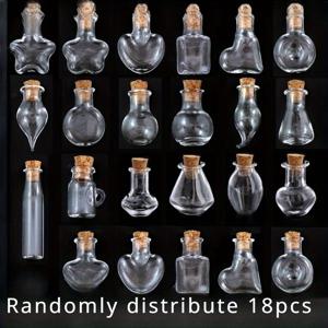 TEMU 18/26개의 미니 투명 드리프트 병, 망원병과 함께하는 작은 유리 병, 펜던트 병, 향수 병, 휴대폰 펜던트, 머리 , 자갈, 홍색, 향수, 색깔 있는 모래, 반짝임, 말린 꽃 등