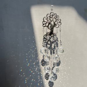 TEMU 인공 수정 선 캐처 메탈 생명 나무 투명 조명 볼 펜던트 자동차 펜던트 장식 가정 장식 창문 램프 장식 정원 가정 웨딩 장식 선 캐처 매달린 실내 및 실외 펜던트 장식 DIY 정원 장식 펜던트 펜던트 웨딩 파티 장식 가정 문 커튼 테이블 버클 크리스마스 장식