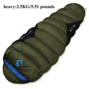 TEMU 정글 킹 헤비듀티 1.5kg/2.5kg (성인용) & 보온성 합성 침낭 - 추운 날씨 캠핑, , 사냥, 겨울용 - 후드 및 압축 파우치 포함 머미 스타일, 내구성 있는 아웃도어 침낭