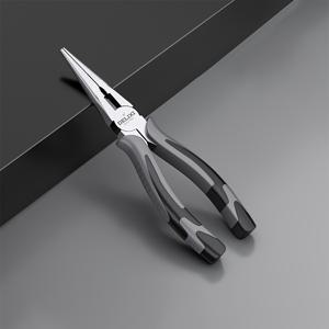 TEMU 1pc 강력한 크롬 반니움 스틸 네일 노스 플라이어, 정밀한 지지대 및 인간공학적 비끄러운 손잡이 - 날카로운 내구성 있는 와이어 커팅 도구, DIY 공예, 전자 수리, 정밀한 지지대 플라이어, 공예 도구, 세련된 금속 마감, 강력한 구조