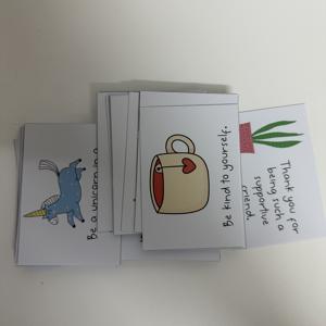 TEMU 90개의 영감을 주는 긍정적인 메시지 카드 | 동기 부여 인용구와 창의적인 일러스트 - 무광 마감, 개인 성장 및 선물용 자가 접착식 종이 카드, 생일, 크리스마스, 할로윈에 적합