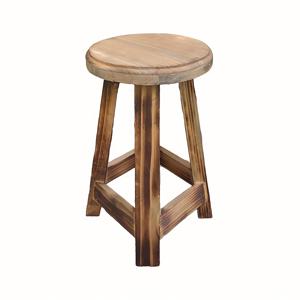 TEMU 러스틱 우드 플로럴 스탠드 스툴 - 홈 데코용 빈티지 스타일 정원 스툴, 파티오 및 발코니용, 사각형 목재 의자, 야외 사용 가능, 연두색 & 갈색, 내구성 있는 나무 구조, 식물 전시용, 자연스러운 목재 마감