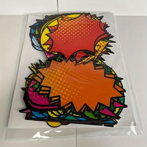 TEMU 75개 빈 만화 대화 풍선 컷아웃 - 다양한 디자인 카드 스톡 DIY 메시지 및 장식, 교실 및 테마 파티용 교육 자료, 서양 스타일의 종이 재질