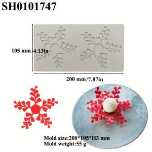 TEMU 1pc 레이스 실리콘 금형 초콜릿 캔디 3D 중공 생선 뼈 사탕 금형 음식 요리 식사 장식 퐁당 금형 점토 금형