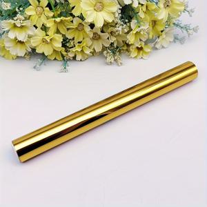 TEMU 반짝이는 악센트, AlinaCraft 골든 홀로그래픽 열전달 호일 롤, 5m x 19cm - 레이저 프린터 호환, DIY 공예 및 수제 액세서리에 이상적