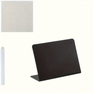 TEMU 16개 미니 L자형 칠판 사인 - 음식 디스플레이, 결혼식, 생일 및 파티용 아크릴 탁상 라벨