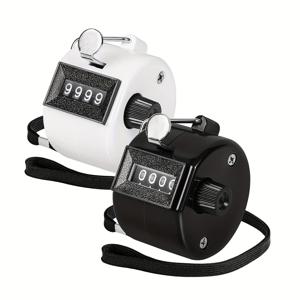 TEMU 1/2개 블랙 앤 화이트 핸드헬드 저울, 4자리 디스플레이, 코치용, 낚시 및 골프, 학용품, 저렴한 아이템|골프용품