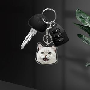 TEMU 1개/3개 사진 맞춤 아크릴 키 펜던트, 특별한 모양의 아크릴 차 키 체인, 배낭 펜던트, 연인, 친구, 애완동물, 양면 효과, 사진에 따라 맞춤형 특별한 모양 효과, 전통적인 사랑 모양 등