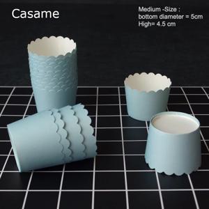 TEMU 50개 베이킹 컵 - & 파스텔 그리스프루프 컵케이크 라이너, 퍼치 스타일 - 머핀, 생일 파티, 결혼식, 샤워용 베이킹 컵 (핑크, 블루, 옐로우, 브라운, 그린, 레드, 화이트) - 대량 패키지