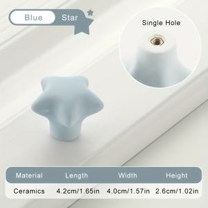 TEMU 1개 단색 세라믹 캐비닛 손잡이 - 옷장, 서랍, 문에 완벽 - 장착 나사 포함, 마카롱 색상