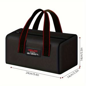 TEMU 델릭시 전기 공구 가방 옥스포드 원단 휴대용 수납백, 전문가용 정전기 및 목수 수리용 내구성 강한 핸들 백