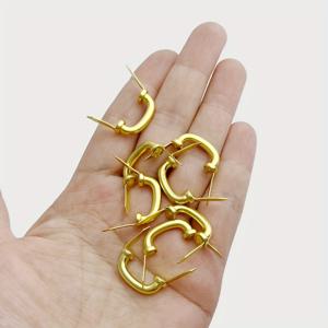 TEMU 10개 미니 아연 합금 손잡이 - 20x10mm 광택 마감, 보석 상자, 메이크업 케이스 및 선물 상자용 빈티지 스타일 손잡이 - 골든 또는 실버
