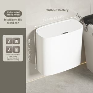 TEMU 스마트 벽걸이 , 빠른 센서 기술 - 쉬운 설치, 배터리 작동 (배터리 미포함) 주방, 침실, 기숙사, 사무실, 차량 및 야외 사용|쓰레기통|음식물쓰레기통