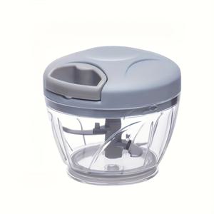 TEMU 1pc 튼튼한 플라스틱 수동 식품 다지기 - 채소 다지기, 마늘 분쇄 및 허브 분쇄를 위한 다기능 주방 가제트, 전원 필요 없음|야채다지기