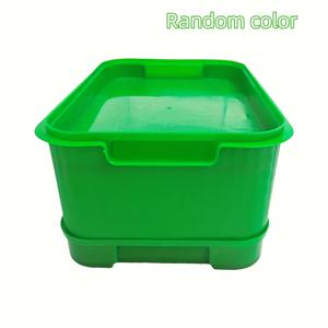 TEMU 내구성 있는 재료로 만든 콩 발아 트레이 포트 세트, 온실 농업에 적합한 실용적인 정원 심기 도구