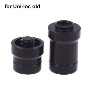 TEMU 빌리어드 큐용 Uni Loc 웨이브를 위한 특별한 블랙 캡이 있는 내구성이 뛰어난 플라스틱 관절 보호대 세트입니다.