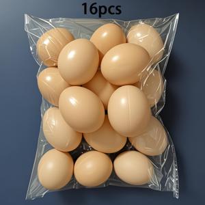 TEMU 16개의 작은 계란, 닭장, 농축물 공급품, 케이지 액세서리, 닭장 가이드, 계란 장식