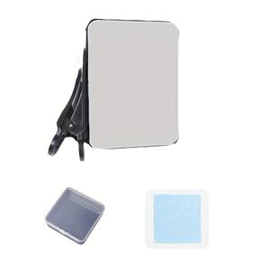 TEMU 휴일 여행 필수품: 스마트폰 반사 사진 클립 - PE 소재, 야외 여행 및 셀카에 적합, 하늘 거울 효과로 사진 품질을 향상